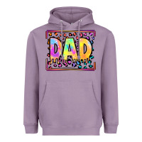 Lavender lgbtq tie dye dad Heavyweight Hoodie - OliviaCreatesArt