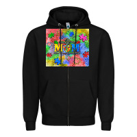 Black autism Zipper Hoodie - CowGirlArtShop