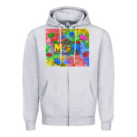 Heather Grey autism Zipper Hoodie - CowGirlArtShop
