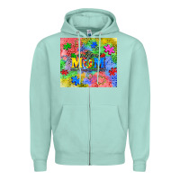 Seafoam autism Zipper Hoodie - CowGirlArtShop