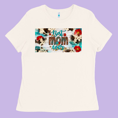 Best Mom Ever License Plate Ladies Tee Designed By Artiststas