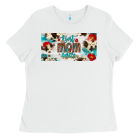 White best mom ever license plate Ladies Tee - Artiststas
