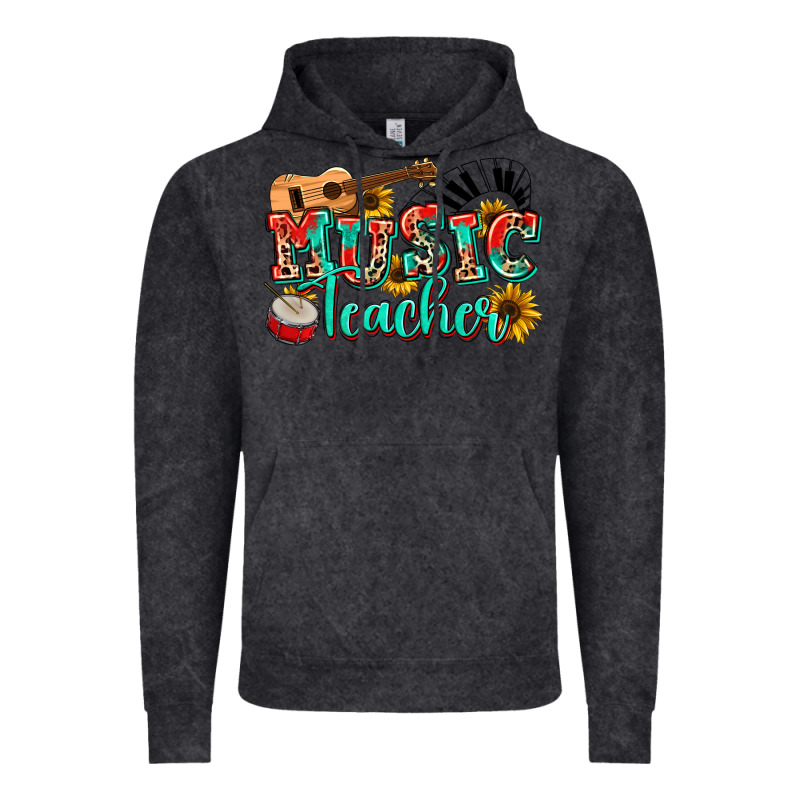 Music Teacher Vintage Hoodie by NancyCooperArtShop | Teevron