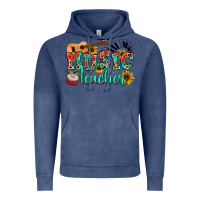 Vintage Denim music teacher Vintage Hoodie - NancyCooperArtShop