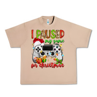 Burro i paused my game for christmas Urban Heavy Tee - MaliasSmallBusiness
