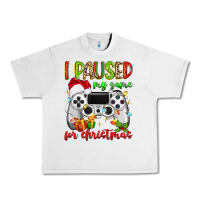 Lunar Rock i paused my game for christmas Urban Heavy Tee - MaliasSmallBusiness