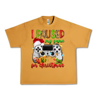 Peanut Butter i paused my game for christmas Urban Heavy Tee - MaliasSmallBusiness
