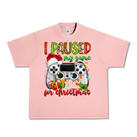 Salmon i paused my game for christmas Urban Heavy Tee - MaliasSmallBusiness