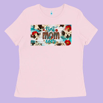 Best Mom Ever License Plate Ladies Tee Designed By Artiststas