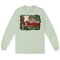 Matcha all i want for christmas is a cow cowhide Long Sleeve Tee - RanaPortraitStore