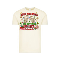 Deck The Halls And Not Your Family Vintage Tee | Teevron