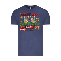 Vintage Denim deck the halls and not your family Vintage Tee - MaliasSmallBusiness