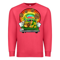 Cardinal St. Patrick's Day truck Premium Sweatshirt - OliviaCreatesArt