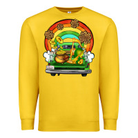 Lemon St. Patrick's Day truck Premium Sweatshirt - OliviaCreatesArt