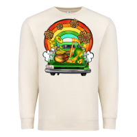 Sandshell St. Patrick's Day truck Premium Sweatshirt - OliviaCreatesArt