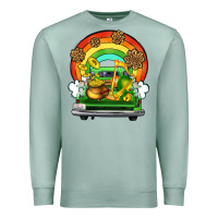 Seafoam St. Patrick's Day truck Premium Sweatshirt - OliviaCreatesArt