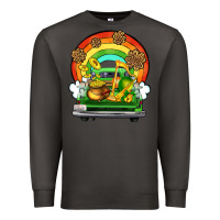 Smoke St. Patrick's Day truck Premium Sweatshirt - OliviaCreatesArt