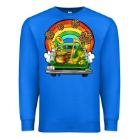 True Royal St. Patrick's Day truck Premium Sweatshirt - OliviaCreatesArt