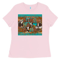 Bubblegum Pink mama mama mama Ladies Tee - Artiststas