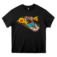 Black cowboy hat Heavy Core Tee - AdoDesignShop