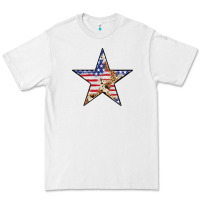 White American Flag Star Premium Tee - LillyAllenDesigns