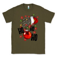 Army Green Ho ho ho skeleton Classic Tee - NancyCooperArtShop