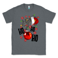 Charcoal Heather Ho ho ho skeleton Classic Tee - NancyCooperArtShop
