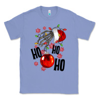 Colony Blue Ho ho ho skeleton Classic Tee - NancyCooperArtShop