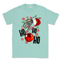 Seafoam Ho ho ho skeleton Classic Tee - NancyCooperArtShop