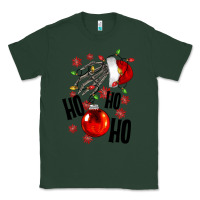 Sports Green Ho ho ho skeleton Classic Tee - NancyCooperArtShop