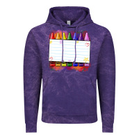 Cloud Purple crayons add your text Vintage Hoodie - NancyCooperArtShop