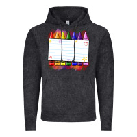 Vintage Black crayons add your text Vintage Hoodie - NancyCooperArtShop
