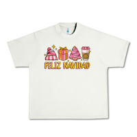 Pistachio feliz navidad Urban Heavy Tee - MaliasSmallBusiness