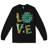 Black love with gemstone Long Sleeve Tee - Artiststas