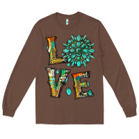 Chestnut love with gemstone Long Sleeve Tee - Artiststas