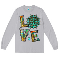Moon Dust love with gemstone Long Sleeve Tee - Artiststas