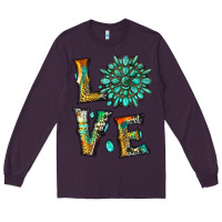 Plum love with gemstone Long Sleeve Tee - Artiststas