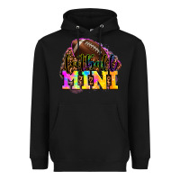 Black football mini Heavyweight Hoodie - OliviaCreatesArt