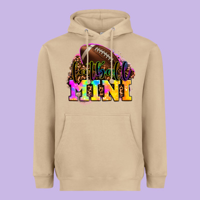 Football Mini Heavyweight Hoodie Designed By Oliviacreatesart