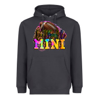 Smoke football mini Heavyweight Hoodie - OliviaCreatesArt