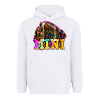 White football mini Heavyweight Hoodie - OliviaCreatesArt