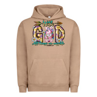 Pigment Burro With God All Things Are Possible Easter Day Urban Hoodie - CowhideDigitalArt