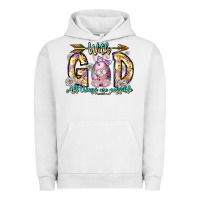 Pigment Lunar Rock With God All Things Are Possible Easter Day Urban Hoodie - CowhideDigitalArt