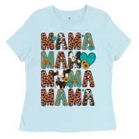 Baby Blue mama mama mama mama Ladies Tee - Artiststas