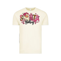 Vintage Arctic Santa Baby Pink Christmas Vintage Tee - MaliasSmallBusiness