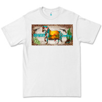 White western howdy cowboy horse sunset weapon cactus leopard  license plate Premium Tee - BarkalooDesign