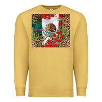 Antique Gold Mexico flag Premium Sweatshirt - FaDigitalArtStudio