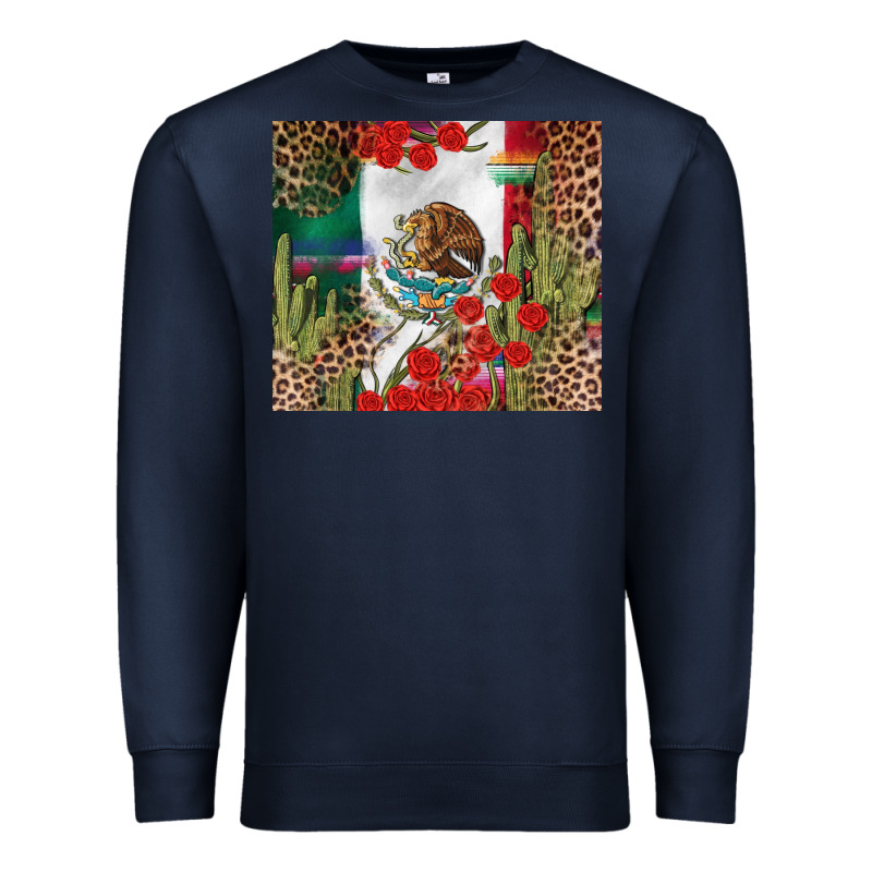 Mexico Flag Premium Sweatshirt by FaDigitalArtStudio | Teevron