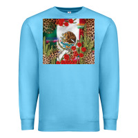 Ocean Blue Mexico flag Premium Sweatshirt - FaDigitalArtStudio