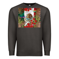 Smoke Mexico flag Premium Sweatshirt - FaDigitalArtStudio